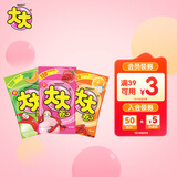 绿箭 大大泡泡糖口香糖大大卷切切乐30g*3包 儿童零食糖果 口气清新糖