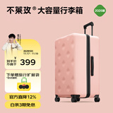 不莱玫行李箱女登机箱拉杆箱男旅行箱大容量学生密码皮箱20英寸 粉色
