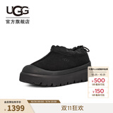 UGG秋季男女同款舒适简约厚底塔斯曼彩壳雪地靴时尚休闲鞋1144096 BBLC | 黑色/黑色 43