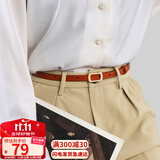 viney牛皮细腰带女装饰西装外套腰封大衣时尚百搭轻奢裤带裙带生日礼物