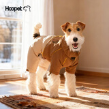 华元宠具（hoopet）四脚冲锋撞色棉服小猫咪狗狗冬季保暖加厚泰迪比熊外出冬装棉服