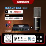 BLACK LION AUDIO Revolution2X2  6X6 黑狮声卡 外置电脑声卡直播配音K歌编曲套装 黑狮R2X2声卡+797M3电容麦套装