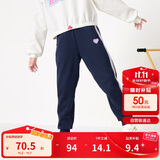 巴拉巴拉童装女童裤子冬装中大童加绒长裤保暖儿童休闲裤运动208424108003