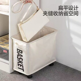 侑家良品桌下书包置物架收纳筐办公室工位放包小推车带轮宿舍移动收纳架