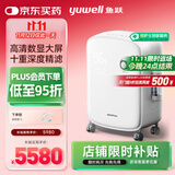 鱼跃(yuwell)5L升新国标医用制氧机老人家用智能大屏制氧带雾化9F-5ZW