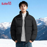 班尼路（Baleno）冬季棉服男保暖男士外套夹棉加厚宽松大码面包服防风立领棉袄男
