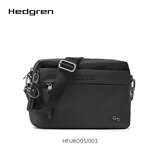 海格林Hedgren女包新款包单肩包大容量夸特包休闲斜挎包通勤包生日礼物 Black 黑色 礼盒装