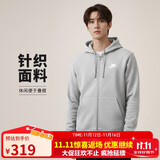 耐克(NIKE)男春秋连帽 防风 夹克外套 休闲运动 BV2649-063灰色2XL
