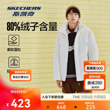 斯凯奇2025冬季保暖时尚百搭男女同款羽绒外套