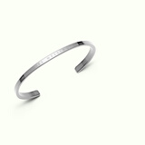 丹尼尔惠灵顿（DanielWellington）dw手镯男 经典银色大号开口手镯生日礼物送女友
