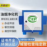 美森阁迩油烟净化器小型一体机商用餐饮饭店厨房烧烤酒店夜市摆摊过环保家用 小4000带两侧圆口(直径≤25)