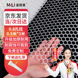漫德莱阳台防护网 防坠塑料围栏网护栏网防猫网儿童隔离封窗网0.5*3米