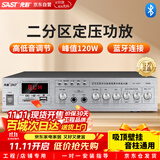 先科（SAST）SA-9010 定压大功率蓝牙功放机120W公共广播放大器吸顶音柱壁挂音响门店会议家庭影院组合两分区