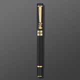 英雄钢笔式毛笔秀丽笔软笔书法笔专用练字硬笔楷书小楷狼毫便携加墨科学软笔式钢笔毛笔式钢笔软头 琴夹 · 黑【赠墨水+24支墨囊】 钢笔式毛笔