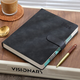 嘉然恒 日程本2026年带日期笔记本本子A4每日计划本一天一页时间管理效率手册日历式记事本定制 A4黑色