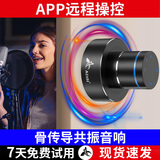 艾丁新款APP远程操控共振音响大喇叭骨传导音响家用无线蓝牙音箱高音质户外WiFi连接大音量低音炮 远程S9wifi黑色42w+全套配件 蓝牙音响
