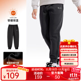 骆驼儿童冲锋裤中大童软壳裤户外防水裤男童女童秋冬加绒长裤 D65CK08067，墨灰色 170