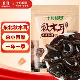 十月稻田 东北秋木耳 500g 黑木耳 小碗耳 干木耳 肉厚无根 火锅煲汤食材