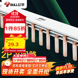 公牛(BULL) 汇流排 空气开关连接铜排 接线排端子 空开断路器汇流排  LH-63/2P 8回路