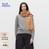 BLUE ERDOS【100%山羊绒】25早秋新品保暖时尚纯色羊绒围巾 焦糖 180cmX30cm
