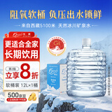 5100西藏冰川矿泉水12L 整箱装 天然纯净大软桶装弱碱性饮用矿泉水