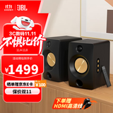 JBL CM500 蓝牙音箱电脑桌面音响高保真有源监听音箱台式电脑音箱生日礼物送男友 CM500 黑色