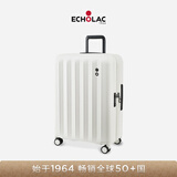 爱可乐（Echolac）万向轮行李箱旅行箱密码箱防刮旅游扩容箱登机箱 PC232 白色20吋