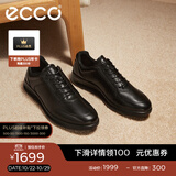爱步（ECCO）商务皮鞋 男士休闲皮鞋男鞋牛皮鞋子正装鞋婚鞋 雅仕207124 黑色20712401001 43