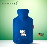 HUGO FROSCH德国暖蛙热水袋注水暖水袋加厚防爆暖被窝专用颈椎热敷老式神器