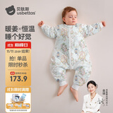 贝肽斯婴儿睡袋暖姜恒温儿童分腿睡袋婴幼儿防踢被睡衣四季双层弗里德XL