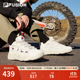 斐乐（FILA）FUSION 斐乐潮牌篮球鞋女鞋低帮篮球文化鞋复古休闲鞋老爹鞋 燕麦色-T12W941206AOM 36.5
