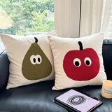 范爷家多巴胺沙发抱枕绣花卧室客厅靠垫床头靠枕办公室腰靠车载背垫含芯