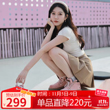 骆驼（CAMEL）【山丘】经典大黄靴反绒马丁靴户外工装靴 L23W076065 粉色 37