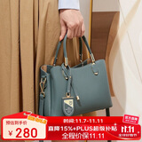 红蜻蜓包包女包牛皮单肩休闲手提包送妈妈女友老婆妈妈生日礼物