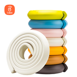 贝瑞加Babyprints宝宝防撞条儿童桌防护角墙角保护条安全防撞贴加宽加厚 白色 4米 4米防撞条+8个防撞角