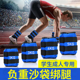 沙袋绑腿学生公斤负重装备跑步训练运动脚踝腿部儿童手脚男女绑手 绑手绑腿1公斤 通用款总重【0.5公斤X2】