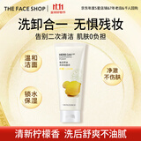 菲诗小铺（THE FACE SHOP）洗面奶女温和清洁干皮草本泡沫丰富洁面膏男双十一热门商品 柠檬170g-清爽控油