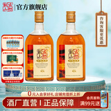 古越龙山绍兴黄酒清醇三年陈花雕酒10度半甜型糯米酒老酒礼盒酒 500mL 2瓶