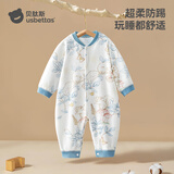 贝肽斯婴儿衣服春秋季长袖连体衣纯棉新生儿哈衣男女宝宝初春装睡衣