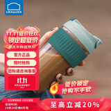 乐扣乐扣（LOCK&LOCK）咖啡杯耐热玻璃水杯子男女学生便携式双饮吸管杯随手杯500ML绿色