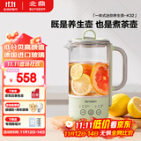 北鼎（Buydeem）【无胶水】养生壶电水壶迷你养生杯办公室保温电热水壶煮茶器K32浅杉绿（不含萃取篮）