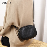 viney牛皮包包女包斜挎妈妈包中老年单肩小包生日礼物高级感送女友老婆