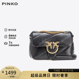 PINKO【限时折扣】女包羊皮燕子包泡芙枕头包飞鸟包单肩包斜挎包