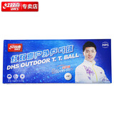 红双喜 DHS户外乒乓球耐打训练10只装