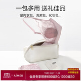 爱慕【氧气小花瓣】礼盒薄款净痕无钢圈蕾丝软支撑内衣裤套装