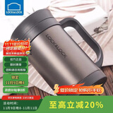乐扣乐扣（LOCK&LOCK）真空保温杯不锈钢商务带手柄水杯子400ml黑色LHC4030B