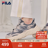 FILA斐乐女鞋跑步鞋情侣同款老爹鞋MARS火星鞋男鞋休闲运动鞋 【女款】烟灰/鸽子灰-FD 36