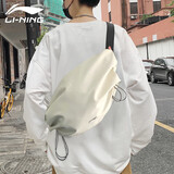 李宁（LI-NING）骑行补给包腰包斜挎包 运动骑行手机腰包大容量女户外单肩胸包