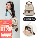 高尔夫（GOLF）双肩包女士小背包休闲IPAD电脑包学生书包百搭通勤旅行包生日礼物