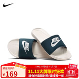 耐克NIKE休闲鞋男子一字拖鞋VICTORI休闲鞋CN9675-403海蓝44